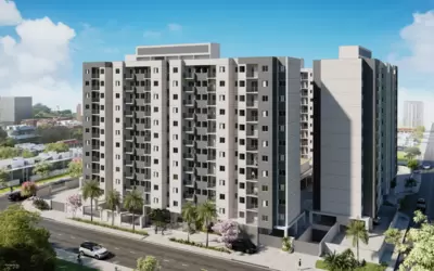 Residencial Quattro em Jardim Limoeiro, 2 Quartos com varanda e suíte.